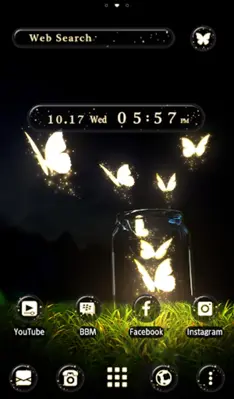 Luminescent Butterflies android App screenshot 0